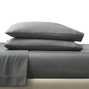 Better Homes & Gardens 2-Piece 400 Thread Count HYGROCOTTON® Grey Pillowcase Set, Standard/Queen