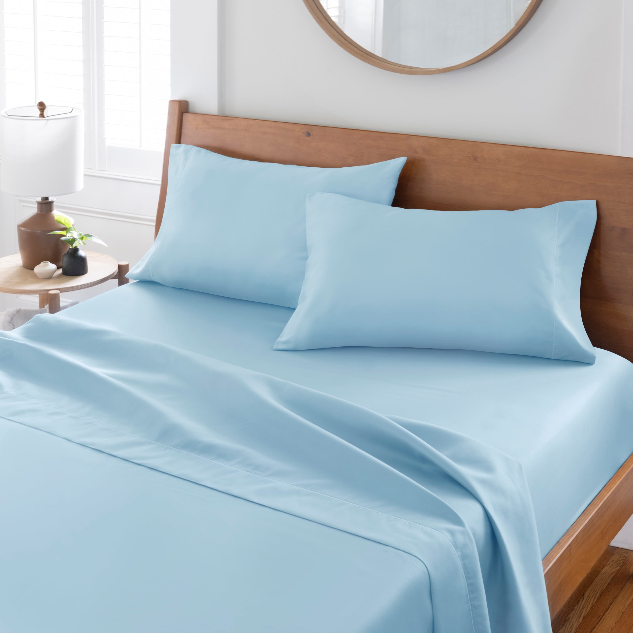 400 Thread Count Hygro Cotton Bed Sheet Set - Walmart.com