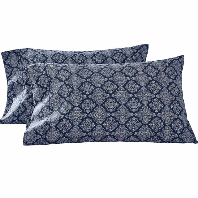 Better Homes & Gardens 400 Thread Count Navy Ogee Performance
