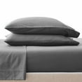 Better Homes & Gardens 400 Thread Count Performance Hygro Cotton Sheet Set, Grey Flannel, King