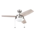 thumbnail image 1 of Better Homes & Gardens 42" Satin Nickel 3 Blade Ceiling Fan, 1 of 9