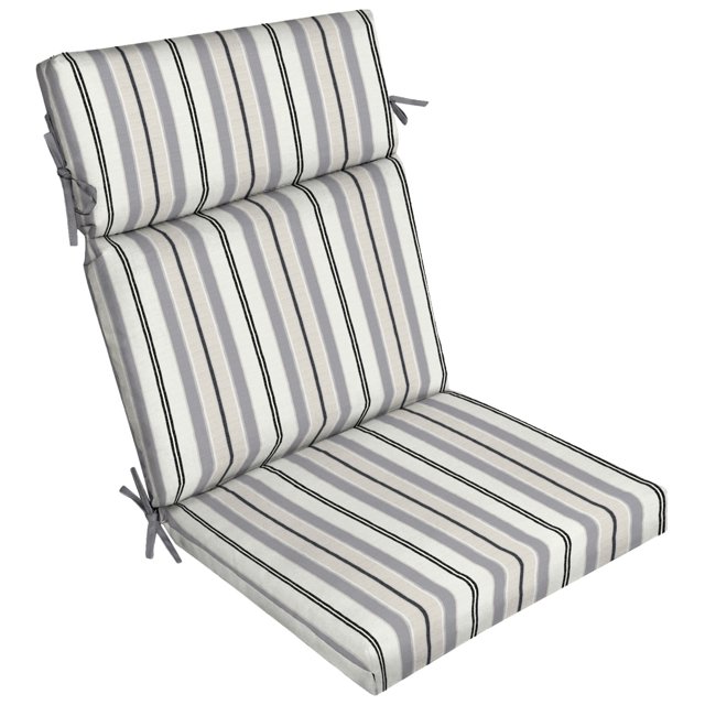 Better Homes & Gardens 44" x 21" Grey Stripe Rectangle Outdoor Chair