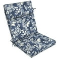 Better Homes & Gardens 44" x 21" Navy Blue Floral Outdoor Chair Cushion