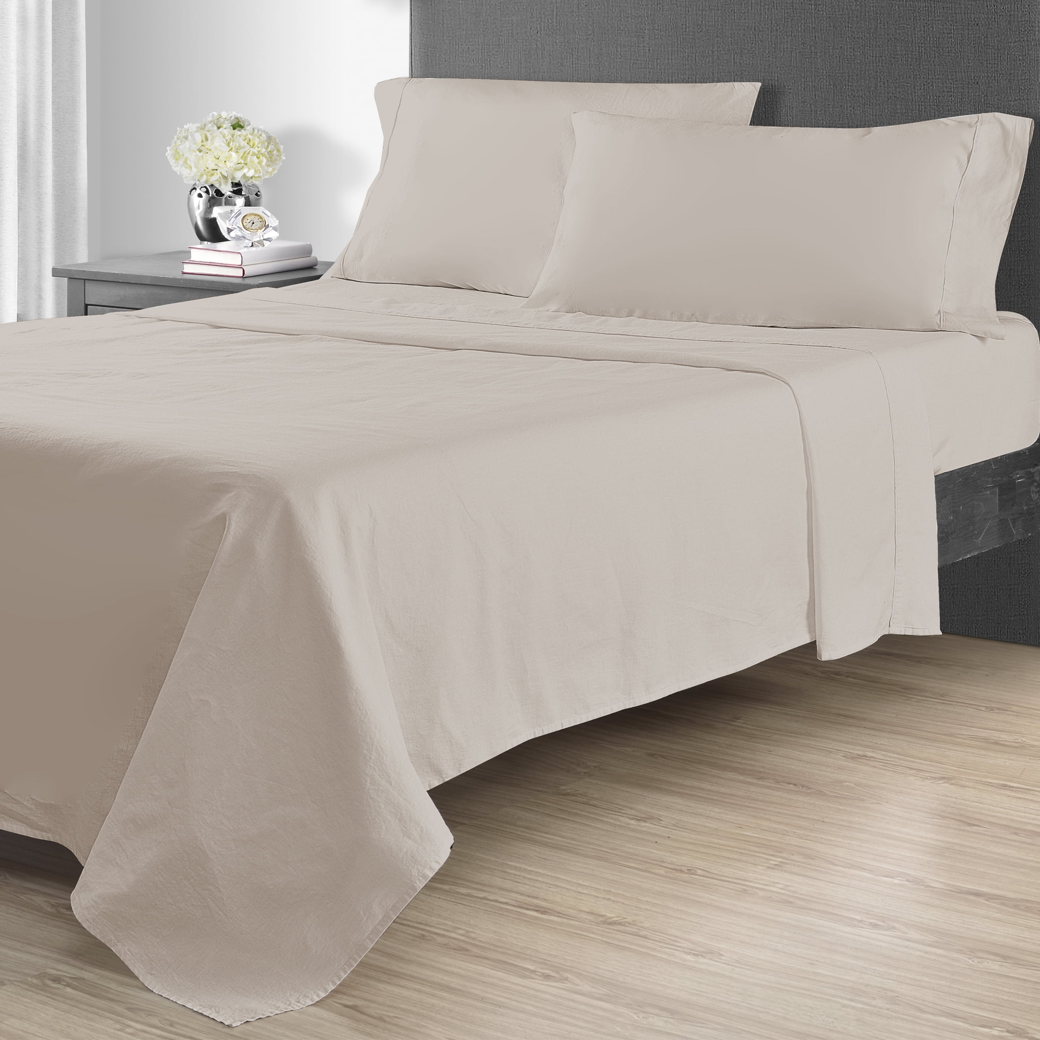 Better Homes & Gardens 4pc Linen Blend Sheet Sets