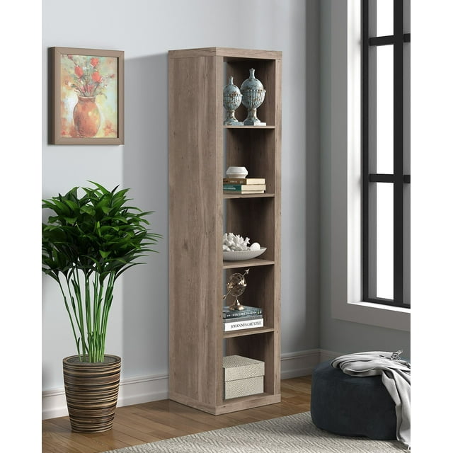 Better Homes & Gardens 5 Cube Storage Organizer Nature Finish