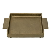 Better Homes & Gardens 5" Decorative Gold Cast Iron Pillar Tealight Candle Holder Plate