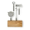 thumbnail interactive-video image 1 of Better Homes & Gardens 5-Piece Stainless Steel Bar Tool Set in Wooden Block, 1 of 6