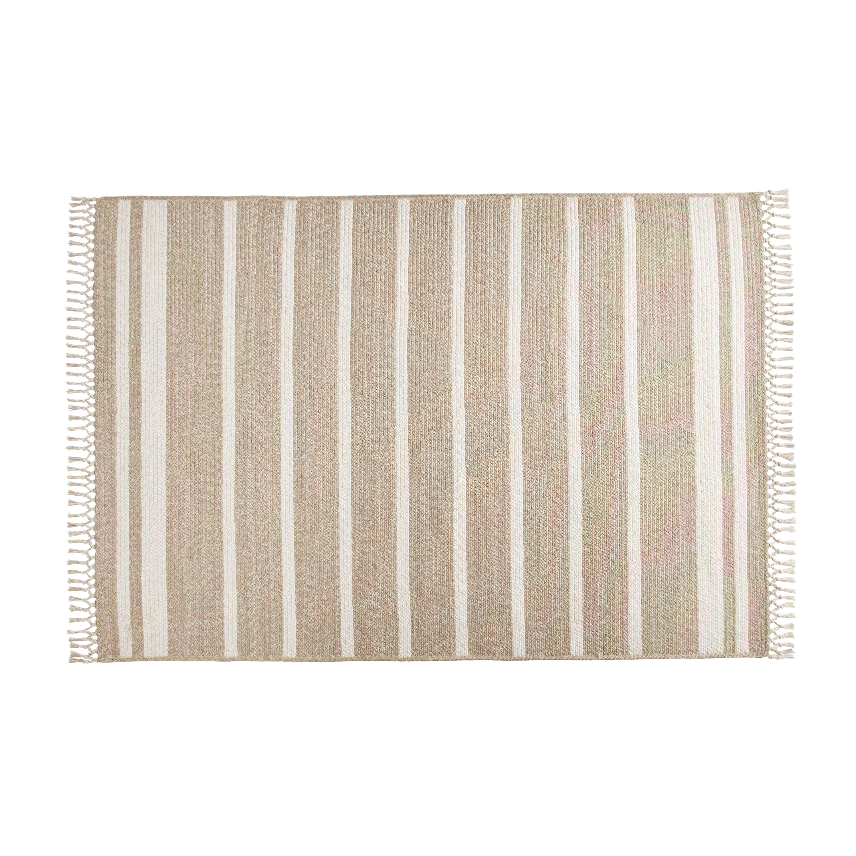 Better Homes & Gardens 5'x7' Striped Natural Outdoor Rug by Dave & Jenny Marrs - image 1 of 10