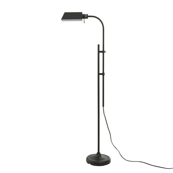 Better Homes & Gardens 51.5”/72” Modern Adjustable Oil-Rubbed Bronze Pharmacy Floor Lamp with Shade