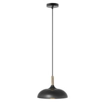 Better Homes & Gardens 55” Height Adjustable Black Pendant Ceiling Light, All Metal A19 LED Bulb