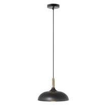 Better Homes & Gardens 56” Black Metal Pendant Ceiling Light, Adjustable Cord, LED Bulb Included
