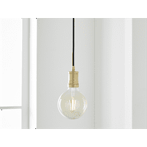 Better Homes & Gardens 57" Architectural Pendant Light, Adjustable Cord, G40 LED Decorative bulb