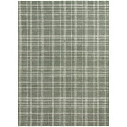 Better Homes & Gardens Green Plaid Wool Indoor Area Rug, 5x7