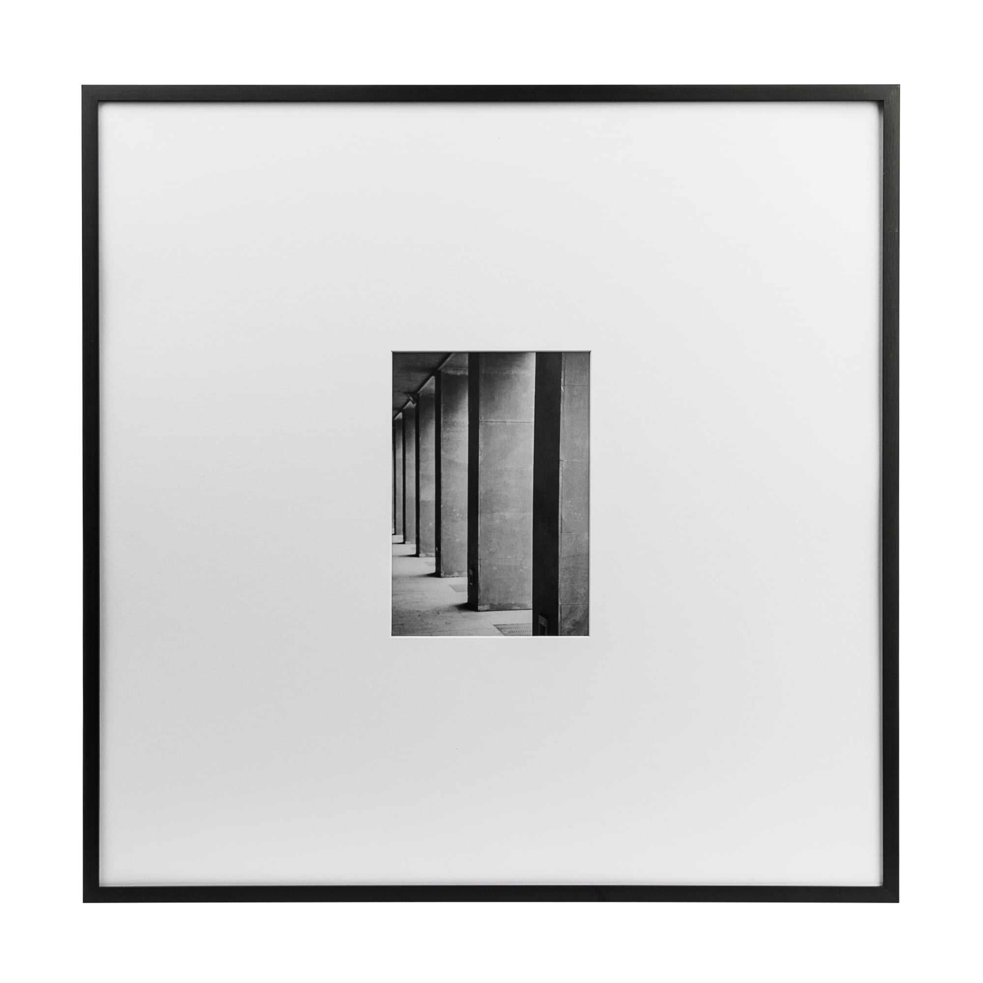 Better Homes & Gardens – 5x7 Picture Frame – Black Matted Gallery Wall Photo Frame