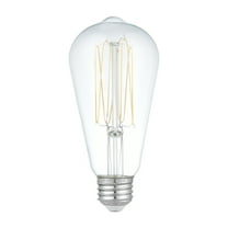Better Homes & Gardens 6.5W (60W Equivalent) Daylight Dimmable ST19 Thin Filament Light Bulb E26 Base 2 Pack