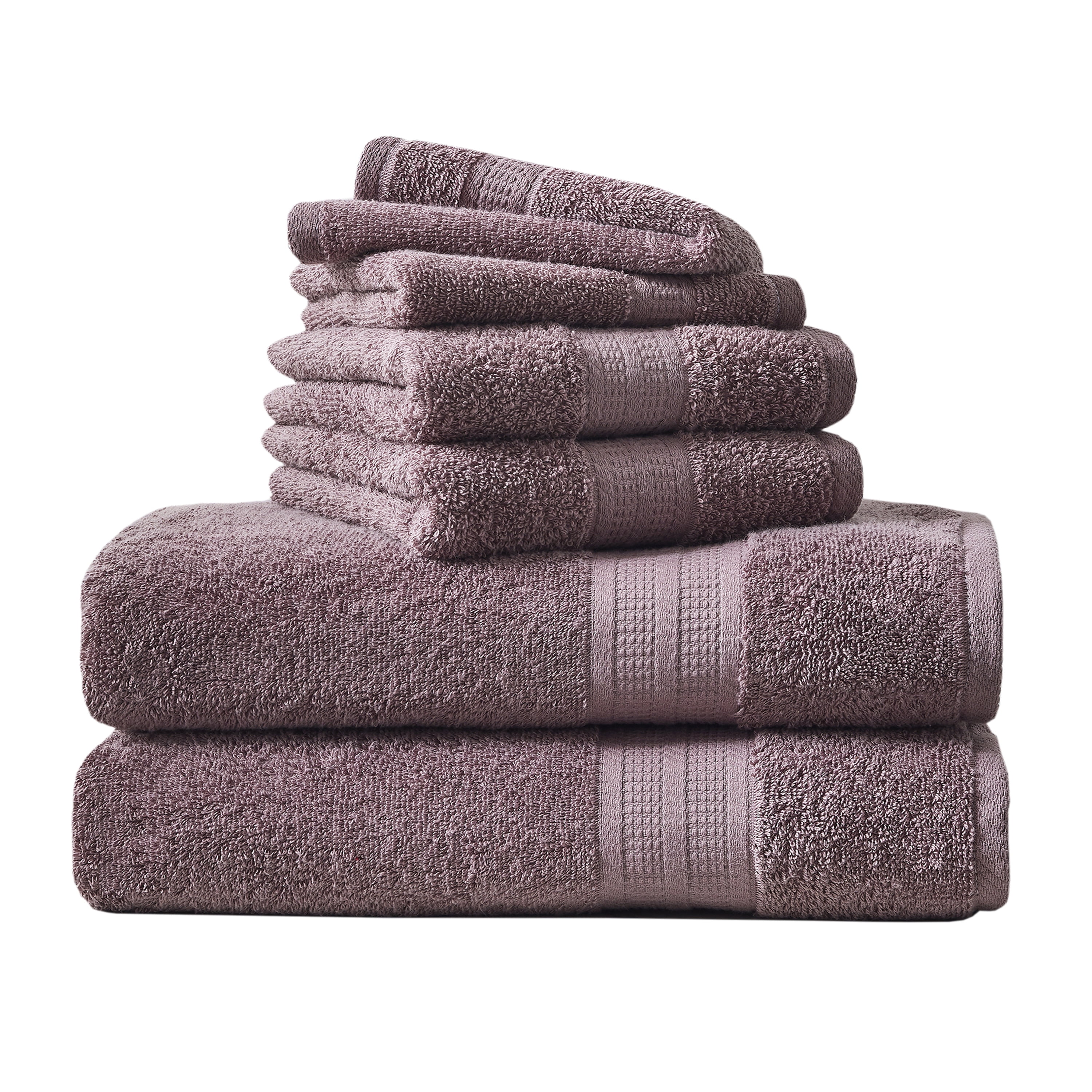 Purple 100% Cotton 650 GSM Extra Soft and Highly-Absorbent Lavender Bath  Towels (Pack of 4) 56x28-Bath-Lavender-4pc - The Home Depot