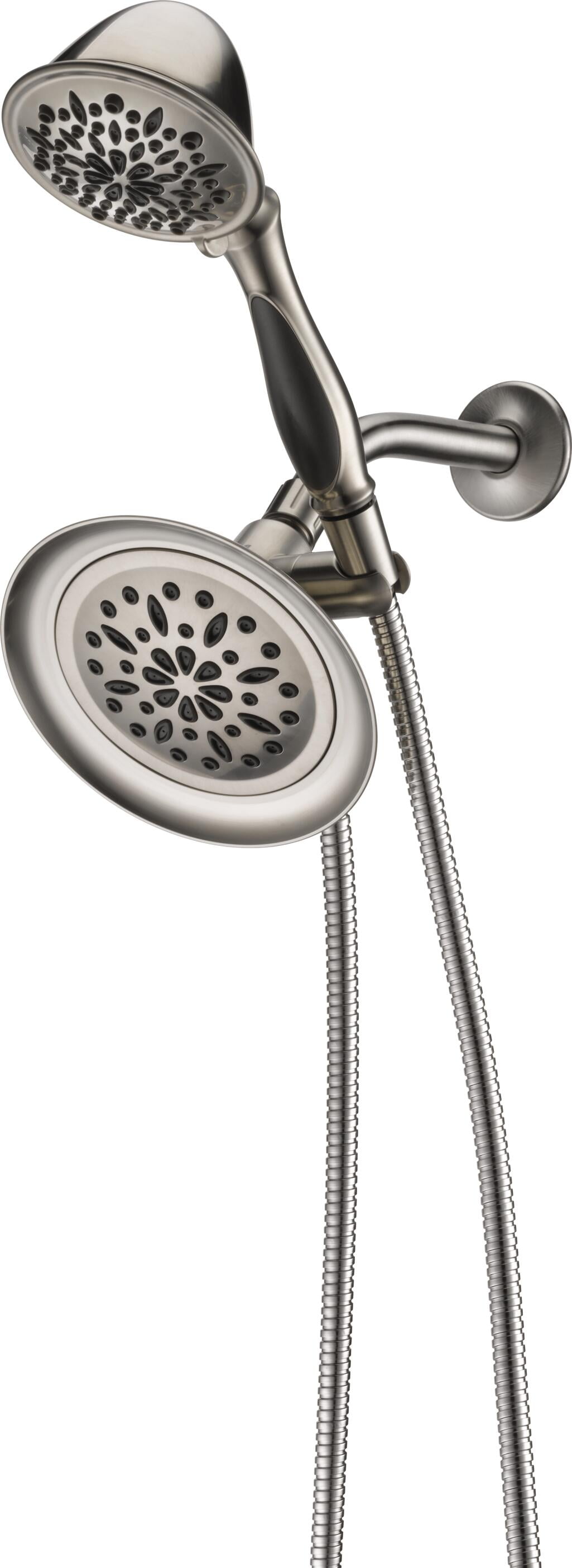 Better Homes & Gardens 6-Setting Combo Shower in Brushed Nickel