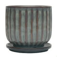 thumbnail image 1 of Better Homes & Gardens 6 inch Ceramic Paul Planter with Saucer, Taupe, 1 of 8