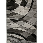 Better Homes & Gardens Gray Abstract Indoor Area Rug, 7 ft 6 in x 9 ft 6 in