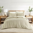 thumbnail image 1 of Better Homes & Gardens 7 Piece Plaid Beige Bed in a Bag Comforter Set with Sheets, Queen, 1 of 9