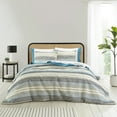 thumbnail image 1 of Better Homes & Gardens 7 Piece Woven Stripe Bed in a Bag Comforter Set with Sheets, Queen, 1 of 8