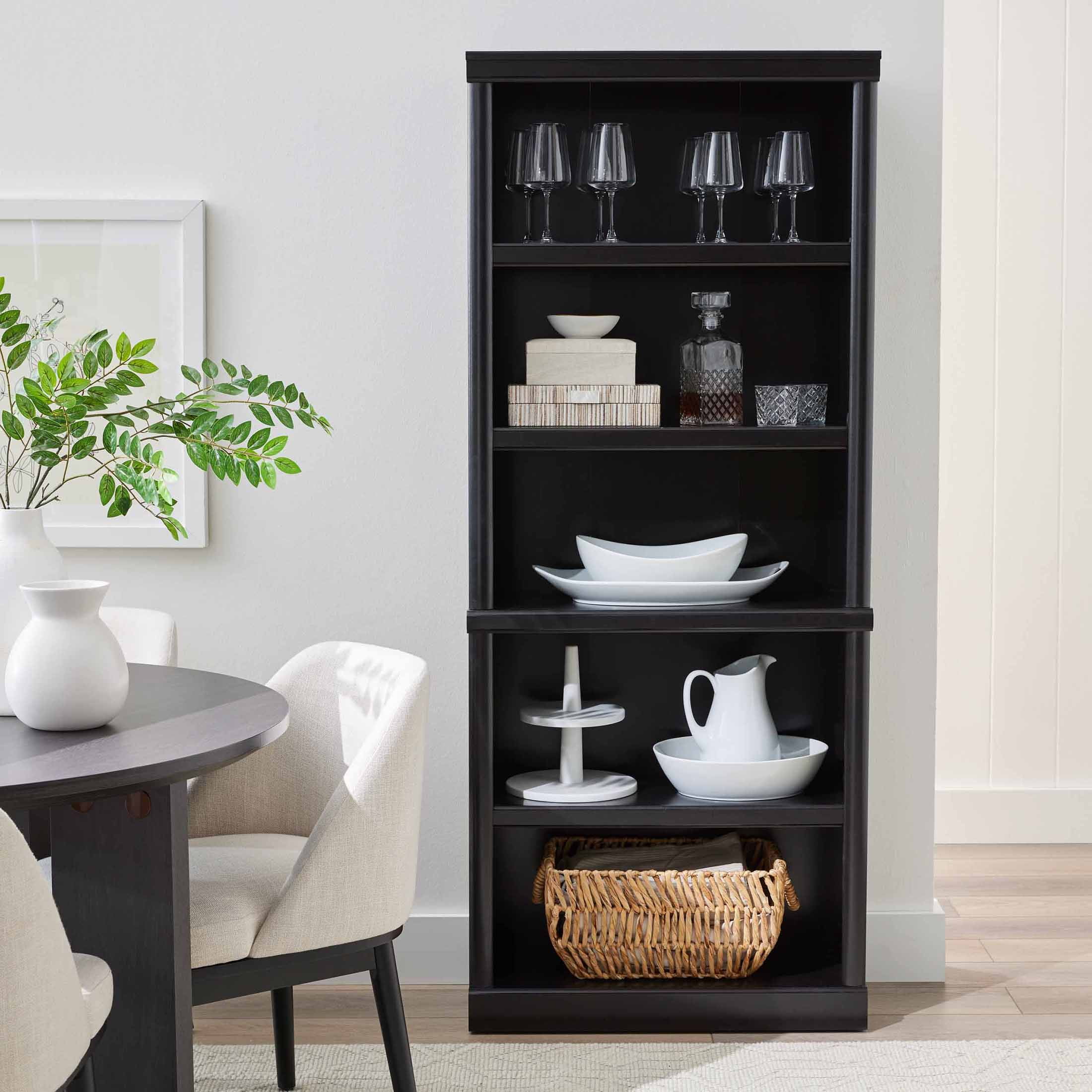 Zaniah Tall 5 Shelf Bookcase with Doors | Bestar