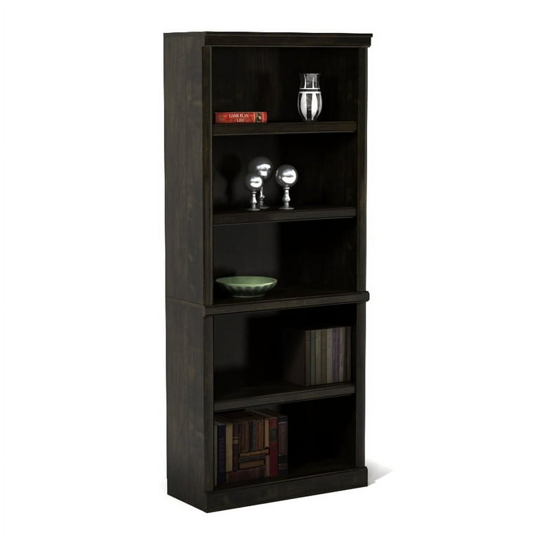 Black 5 shelf bookcase online