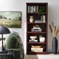 thumbnail image 1 of Better Homes & Gardens 71" Ashwood Road 5 Shelf Bookcase, Cherry Finish, 1 of 8