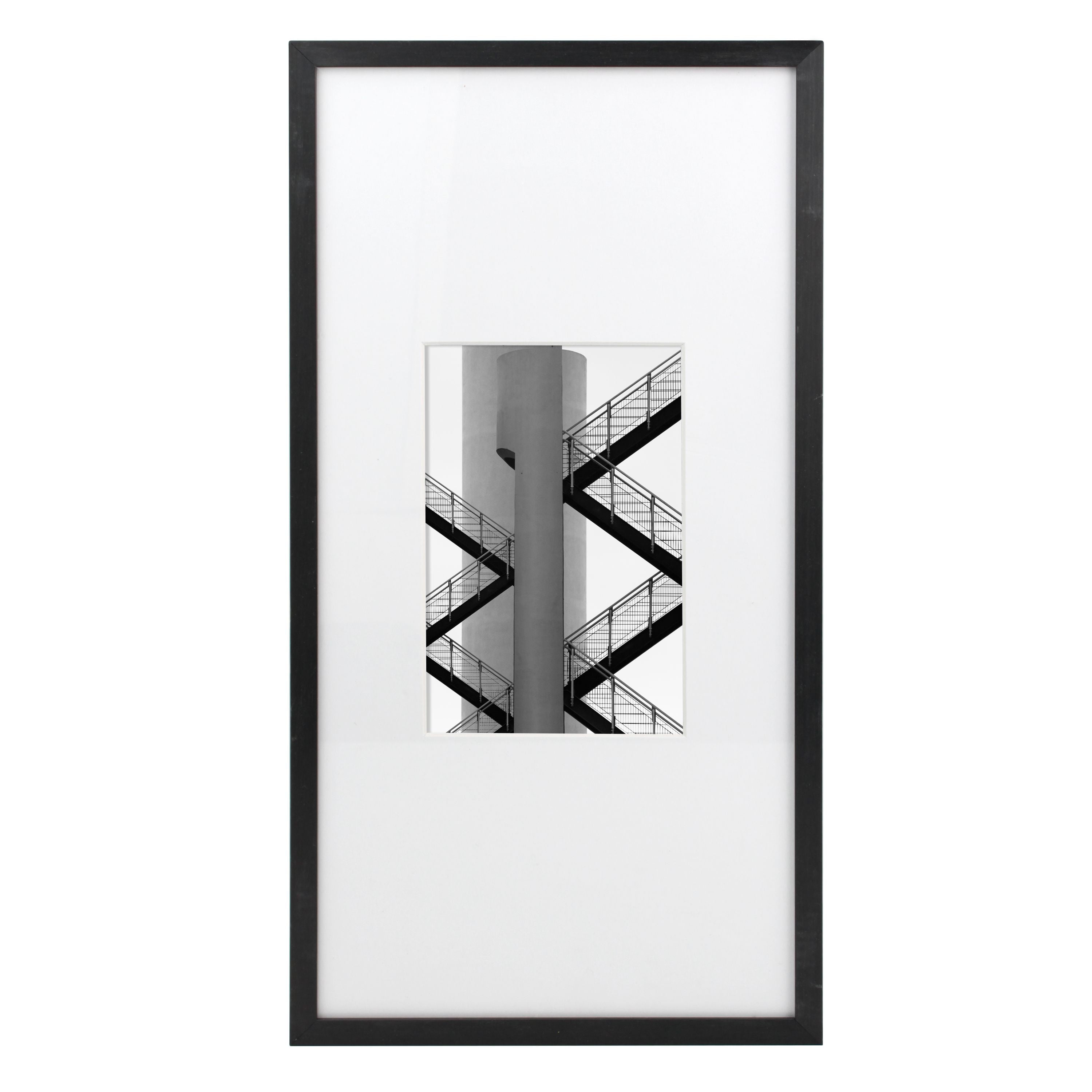 Better Homes & Gardens 7x14 Matted to 4x6 Metal Gallery Wall Picture Frame, Black