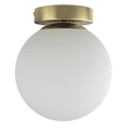 thumbnail image 1 of Better Homes & Gardens 8" Classic Brass Ceiling Light, E26 Socketed Base, LED Light Bulb Included, 1 of 9