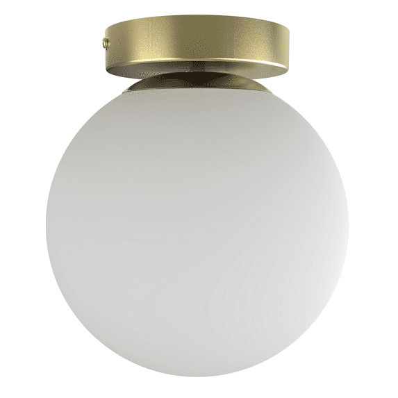Better Homes & Gardens 8" Classic Brass Ceiling Light, E26 Socketed Base, LED Light Bulb Included