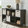 thumbnail image 1 of Better Homes & Gardens 8-Cube Organizer with Metal Base, Espresso, 1 of 5