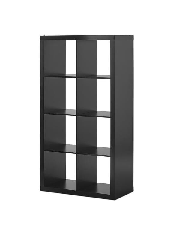 Better Homes & Gardens 8-Cube Storage Organizer, Solid Black