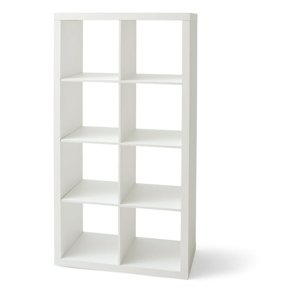 Better Homes & Gardens 8-Cube Storage Organizer, White Texture