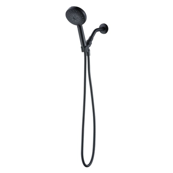 Better Homes & Gardens 8-Function Handshower with Power Spray & Clean Jet in Matte Black