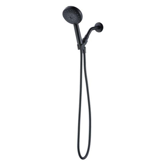 Better Homes & Gardens 8-Function Handshower with Power Spray & Clean Jet in Matte Black