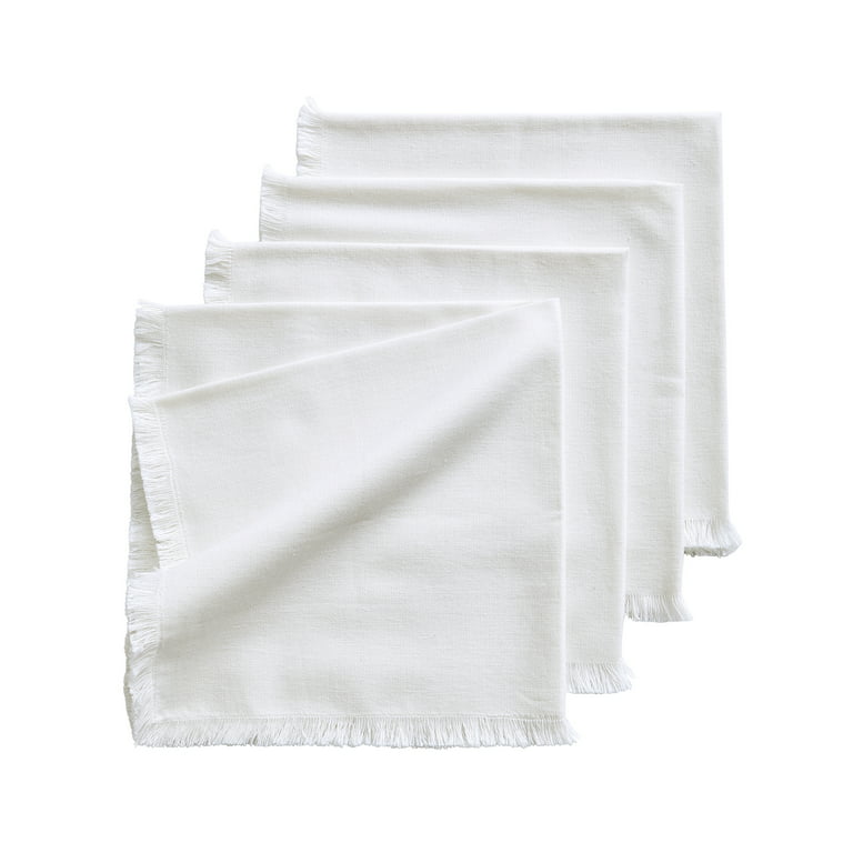 7.5 in x 4.25 in Earthwise Coin Embossed White Dinner Napkins 1000 ct.