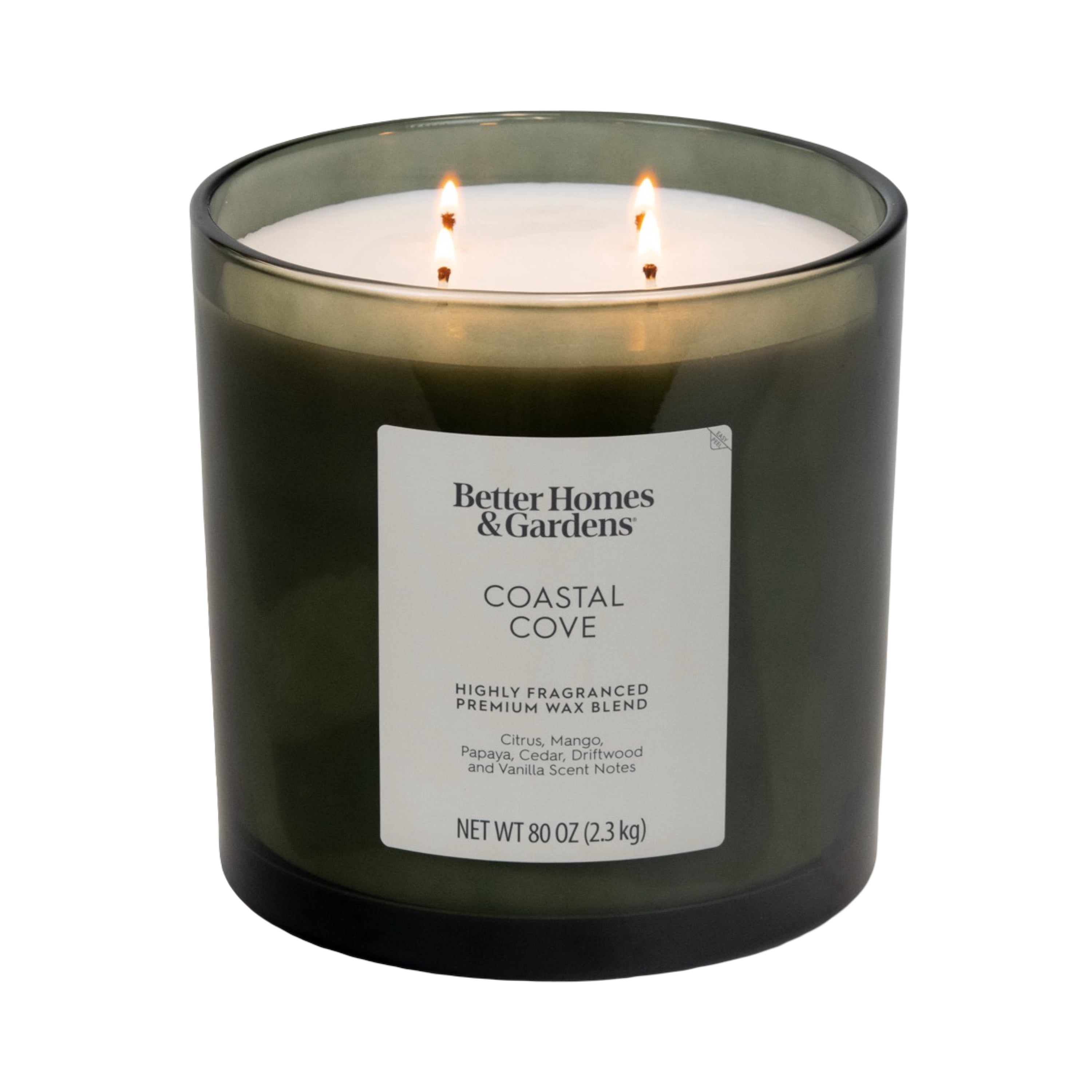 Better Homes & Gardens Coastal Cove Scented 4-Wick Large Oversized Jar Candle 80oz.