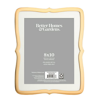 Better Homes & Gardens 16x20 Matted to 11x14 Metal Gallery Wall Picture  Frame, Gold