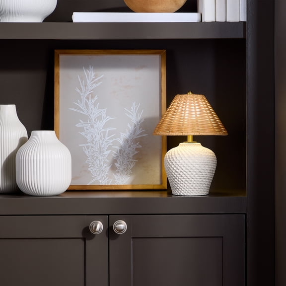 Better Homes & Gardens 9.25 in Gwendolyn Rechargeable Ceramic Accent Lamp