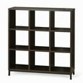 Better Homes & Gardens 9Cube Organizer with Metal Base, Espresso