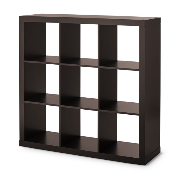 Better Homes & Gardens 9-Cube Storage Organizer, Espresso - Walmart.com