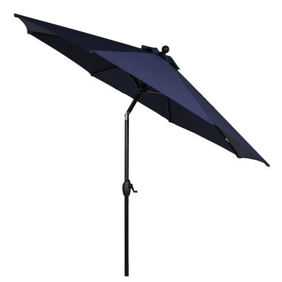 Better Homes & Gardens 9' Navy Patio Umbrella, Crank Lift and 3 Position Tilt