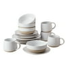 Better Homes & Gardens- Abott  Round Stoneware 16-Piece Dinnerware Set