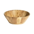 thumbnail image 1 of Better Homes & Gardens- Acacia Wood Large Angled Serving Bowl, Natural Finish, 1 of 9