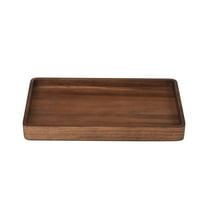 Better Homes & Gardens Acacia Wood Tray Organizer, Walnut