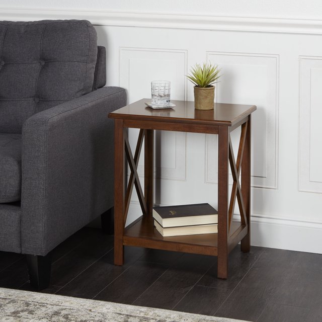 Better Homes & Gardens Accent Table Clayton Rectangle Wood XSide
