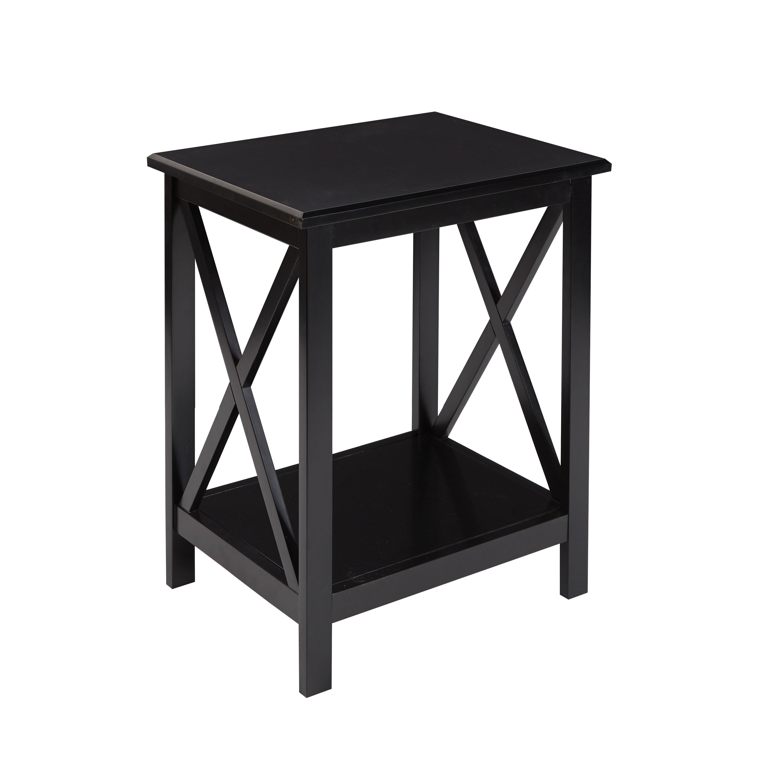 Better Homes & Gardens Accent Table Clayton Rectangle XSide Black