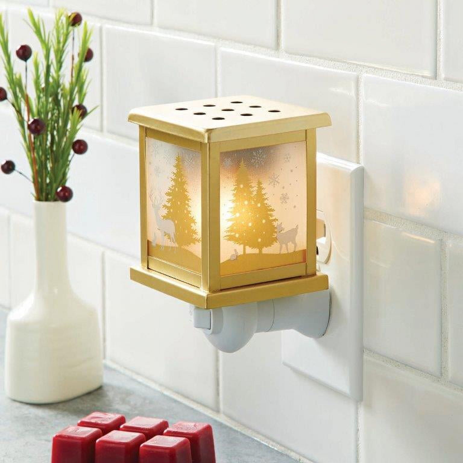 Better Homes & Gardens Accent Wax Warmer, Winter Scene