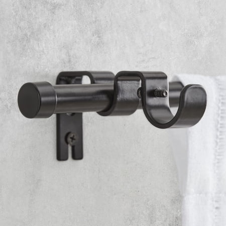 BETTER HOMES & GARDENS 5/8″ MATTE BLACK ADJUSTABLE...